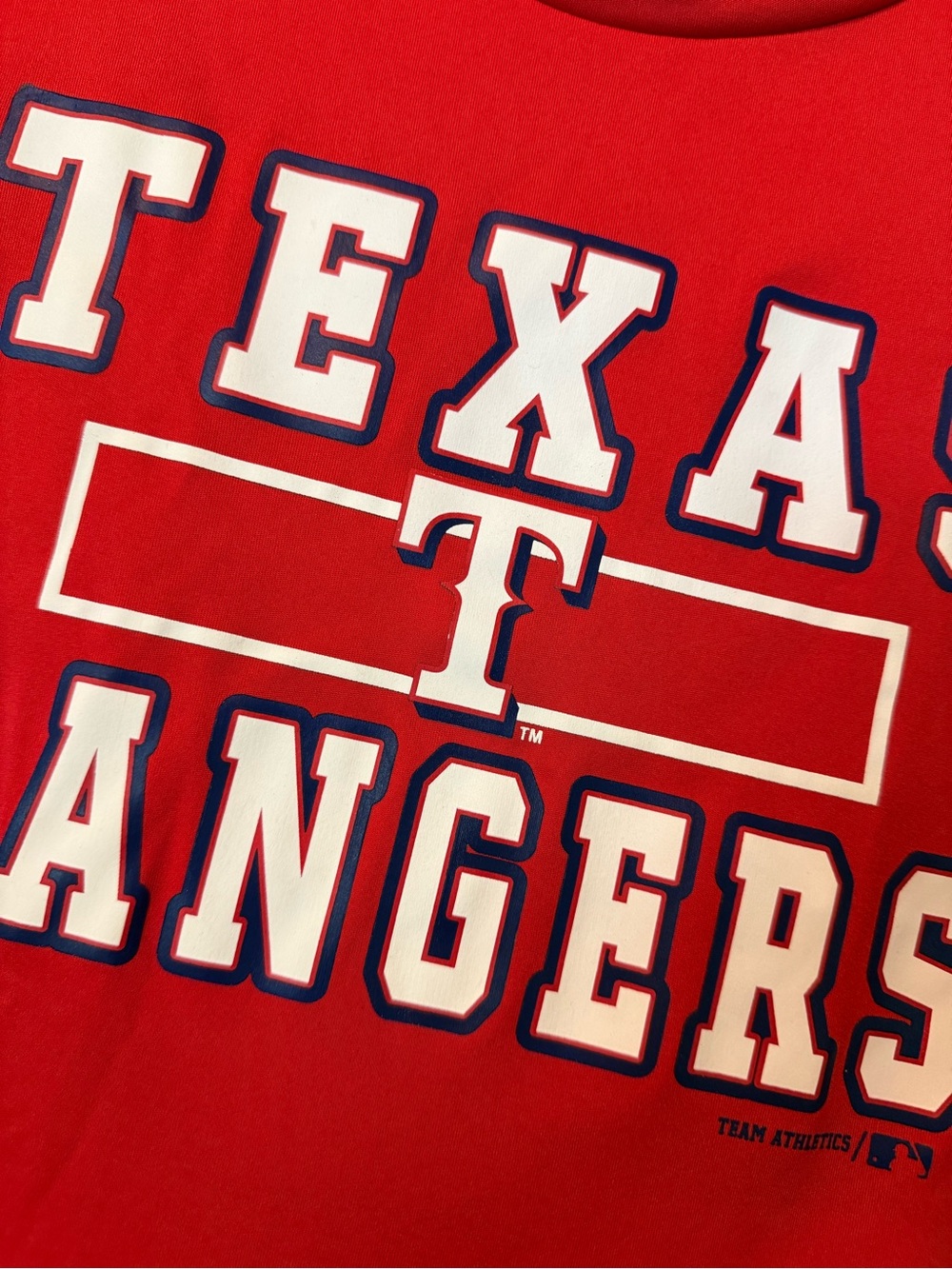 ❤️ Texas Rangers Majestic Performance Tee | Boys Large (14–16) | MLB Baseball - Picture 3 of 8